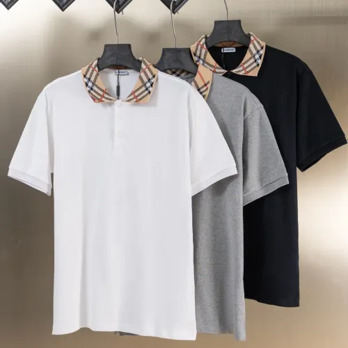 Replica Burberry T-Shirts Short Sleeved For Men #1475688 $45.00 USD for Wholesale