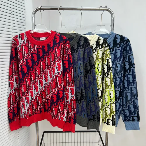 Replica Christian Dior Sweaters Long Sleeved For Unisex #1475713 $64.00 USD for Wholesale