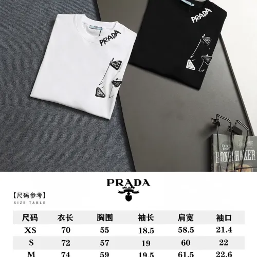 Replica Prada T-Shirts Short Sleeved For Unisex #1475752 $40.00 USD for Wholesale