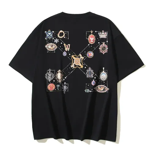 Cheap Off-White T-Shirts Short Sleeved For Unisex #1475804, $$29.00 USD On Off-White T-Shirts