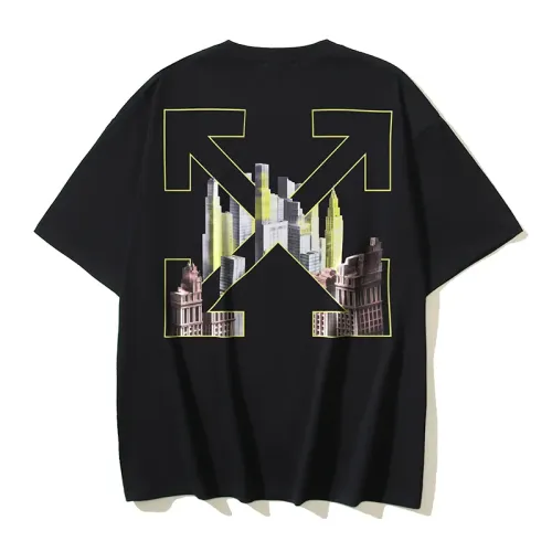Replica Off-White T-Shirts Short Sleeved For Unisex #1475823 $32.00 USD for Wholesale
