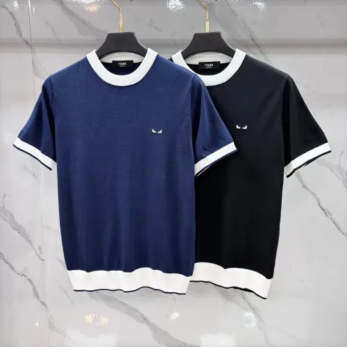 Replica Fendi T-Shirts Short Sleeved For Men #1475896 $80.00 USD for Wholesale