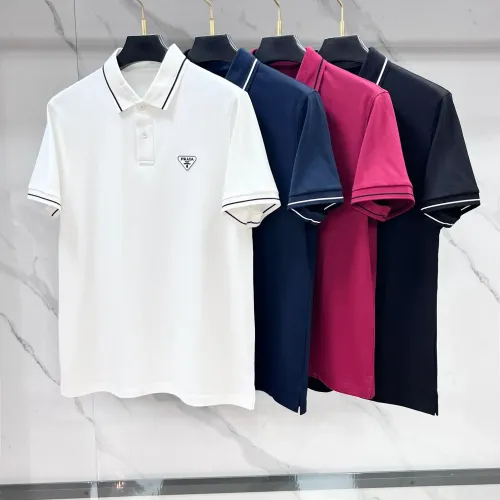 Replica Prada T-Shirts Short Sleeved For Men #1475899 $80.00 USD for Wholesale