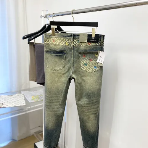 Replica Christian Dior Jeans For Men #1476032 $64.00 USD for Wholesale