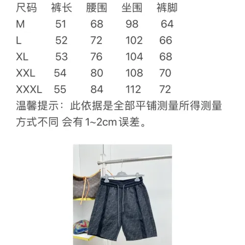 Replica Fendi Pants For Men #1476293 $68.00 USD for Wholesale