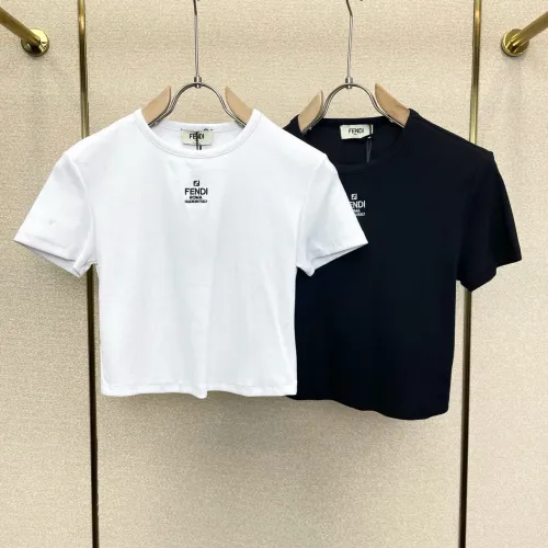 Replica Fendi T-Shirts Short Sleeved For Women #1476438 $60.00 USD for Wholesale