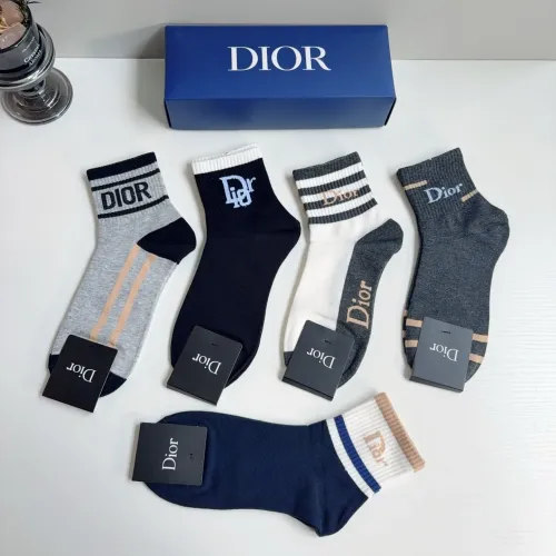 Replica Christian Dior Socks For Men #1476514 $29.00 USD for Wholesale