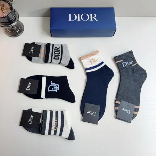 Replica Christian Dior Socks For Men #1476514 $29.00 USD for Wholesale