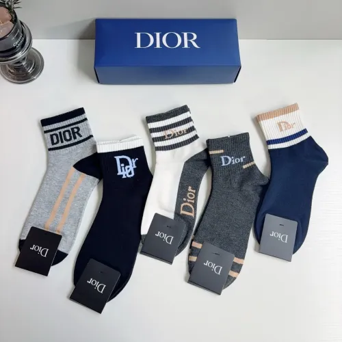 Replica Christian Dior Socks For Men #1476514 $29.00 USD for Wholesale