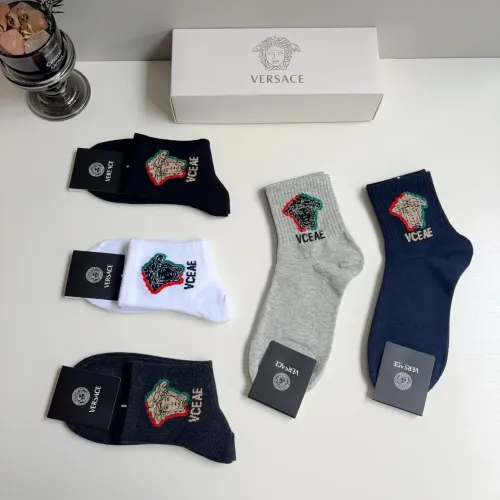 Replica Versace Socks For Men #1476516 $29.00 USD for Wholesale