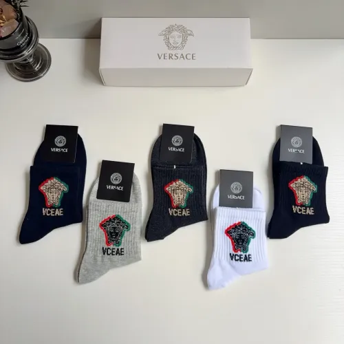 Replica Versace Socks For Men #1476516 $29.00 USD for Wholesale