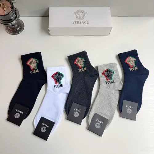 Replica Versace Socks For Men #1476516 $29.00 USD for Wholesale