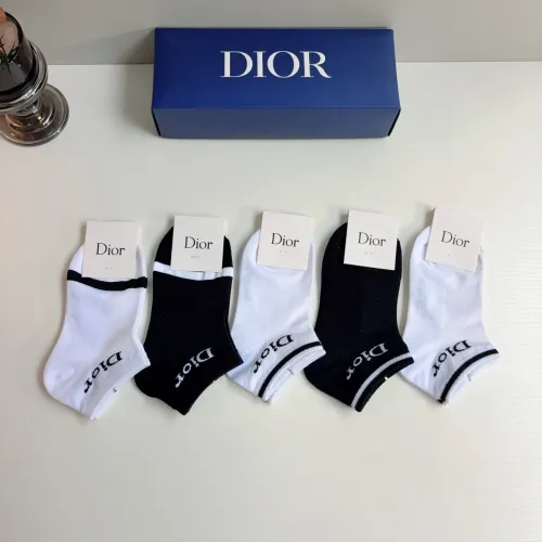 Replica Christian Dior Socks For Men #1476524 $27.00 USD for Wholesale