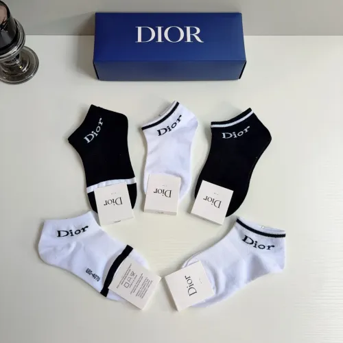 Replica Christian Dior Socks For Men #1476524 $27.00 USD for Wholesale