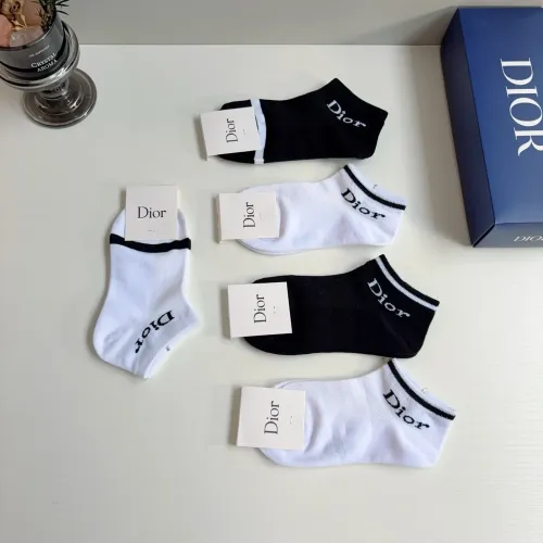 Replica Christian Dior Socks For Men #1476524 $27.00 USD for Wholesale