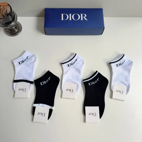 Replica Christian Dior Socks For Men #1476524 $27.00 USD for Wholesale
