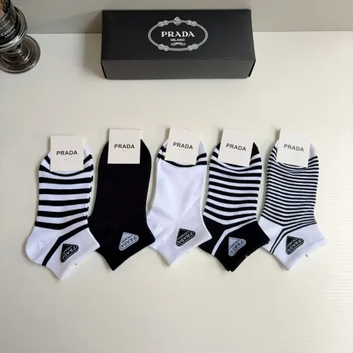 Replica Prada Socks #1476525 $27.00 USD for Wholesale