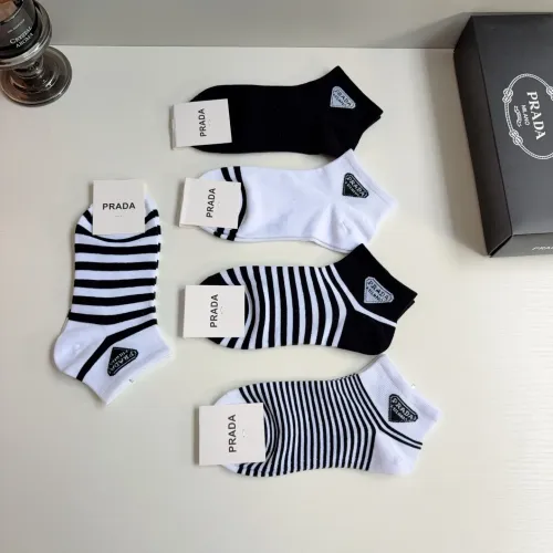 Replica Prada Socks #1476525 $27.00 USD for Wholesale