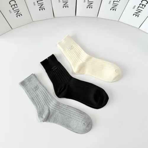 Replica Celine Socks #1476529 $32.00 USD for Wholesale