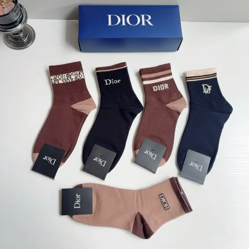 Replica Christian Dior Socks For Men #1476556 $29.00 USD for Wholesale