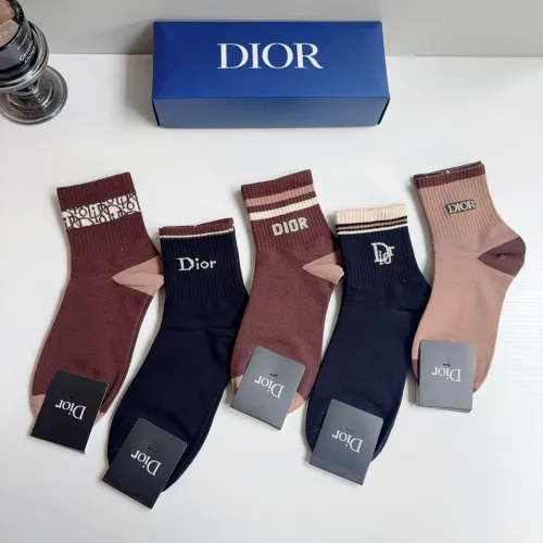 Replica Christian Dior Socks For Men #1476556 $29.00 USD for Wholesale