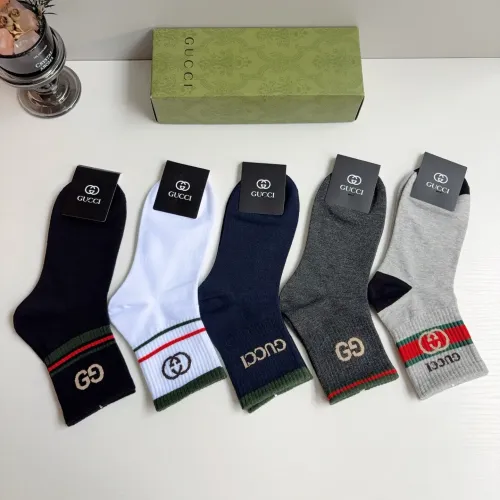 Replica Gucci Socks For Men #1476557 $29.00 USD for Wholesale