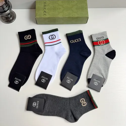 Replica Gucci Socks For Men #1476557 $29.00 USD for Wholesale
