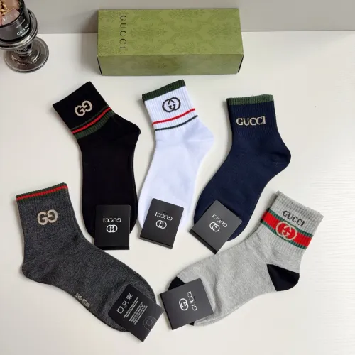 Replica Gucci Socks For Men #1476557 $29.00 USD for Wholesale