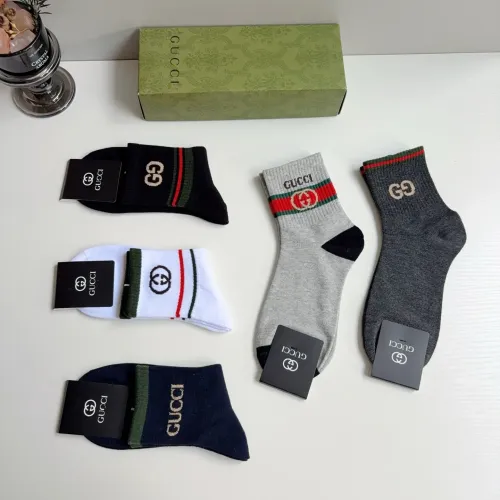 Replica Gucci Socks For Men #1476557 $29.00 USD for Wholesale