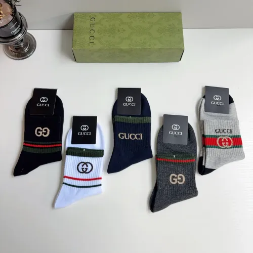 Replica Gucci Socks For Men #1476557 $29.00 USD for Wholesale