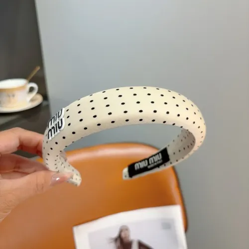 Replica MIU MIU Headband For Women #1476653 $27.00 USD for Wholesale