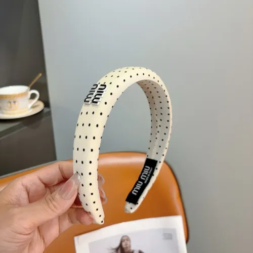 Replica MIU MIU Headband For Women #1476653 $27.00 USD for Wholesale