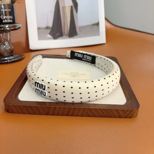Replica MIU MIU Headband For Women #1476653 $27.00 USD for Wholesale