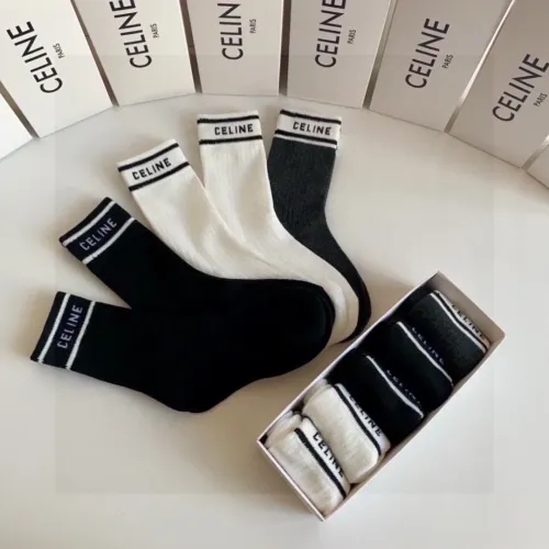 Replica Celine Socks #1476984 $29.00 USD for Wholesale