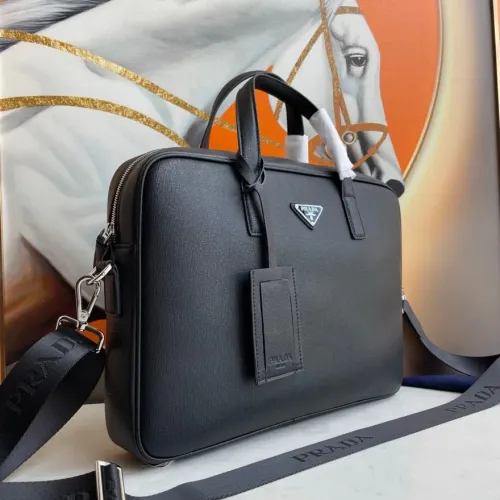 Replica Prada AAA Man Handbags #1477058 $160.00 USD for Wholesale