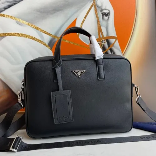 Replica Prada AAA Man Handbags #1477058 $160.00 USD for Wholesale