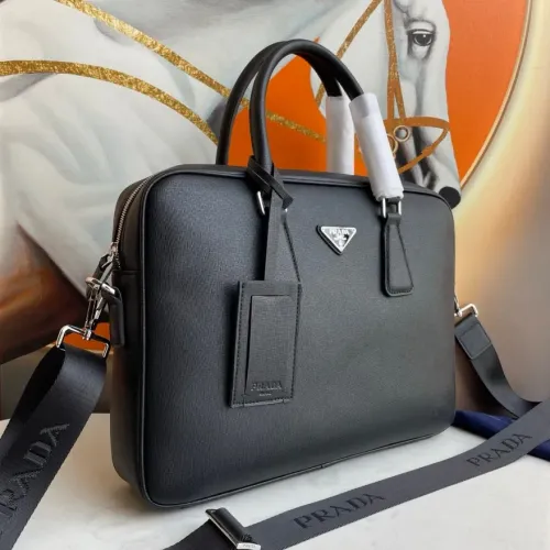 Replica Prada AAA Man Handbags #1477062 $160.00 USD for Wholesale