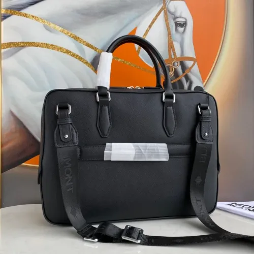 Replica Mont Blanc AAA Man Handbags #1477117 $160.00 USD for Wholesale