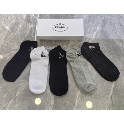 Replica Prada Socks #1477143 $29.00 USD for Wholesale