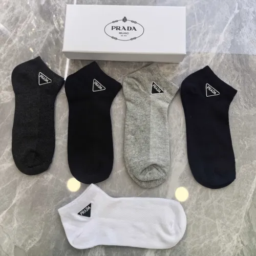 Replica Prada Socks #1477143 $29.00 USD for Wholesale