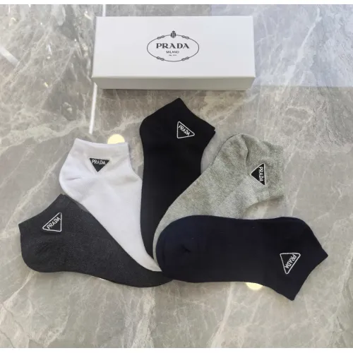 Replica Prada Socks #1477143 $29.00 USD for Wholesale