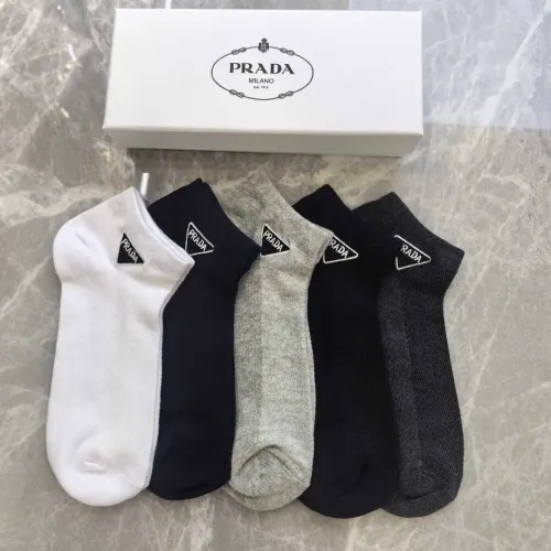 Replica Prada Socks #1477143 $29.00 USD for Wholesale