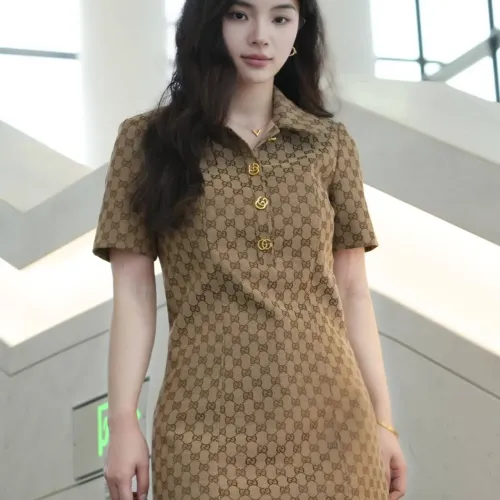 Cheap Gucci Dresses Short Sleeved For Women #1477149, $$100.00 USD On Gucci Dresses