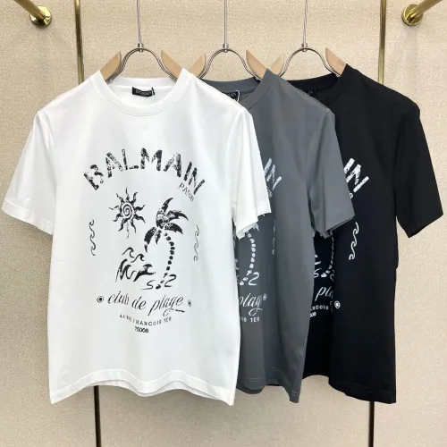 Replica Balmain T-Shirts Short Sleeved For Men #1477274 $80.00 USD for Wholesale