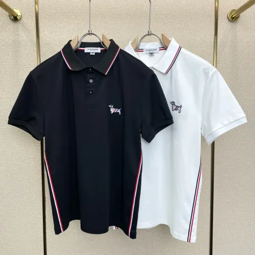 Replica Thom Browne TB T-Shirts Short Sleeved For Men #1477285 $82.00 USD for Wholesale