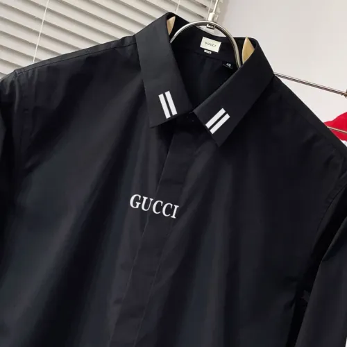 Replica Gucci Shirts Long Sleeved For Men #1477299 $92.00 USD for Wholesale