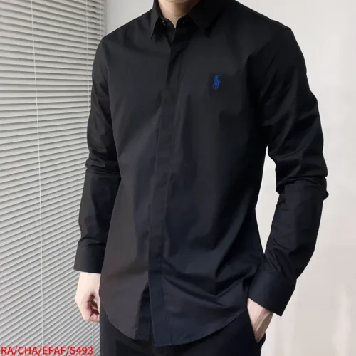 Replica Ralph Lauren Polo Shirts Long Sleeved For Men #1477303 $92.00 USD for Wholesale