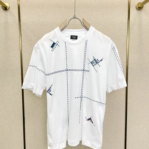 Cheap Fendi T-Shirts Short Sleeved For Unisex #1477332, $$68.00 USD On Fendi T-Shirts