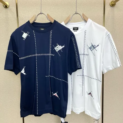 Replica Fendi T-Shirts Short Sleeved For Unisex #1477332 $68.00 USD for Wholesale
