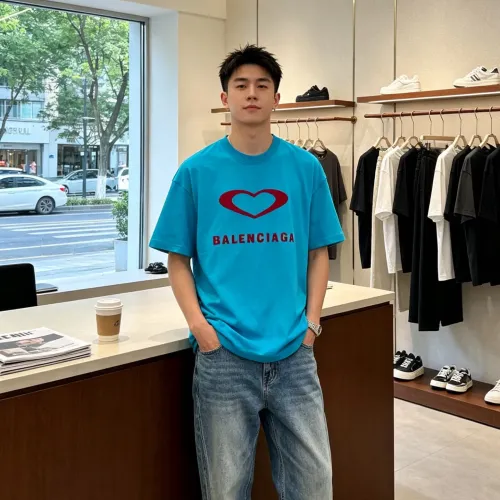 Replica Balenciaga T-Shirts Short Sleeved For Men #1477350 $72.00 USD for Wholesale